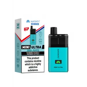 Blueberry Cotton K / Raspberry Cotton K Hayati Mini Ultra Disposable Vape